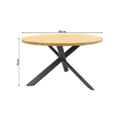 Taste Prado Tuintafel - Ø130 Cm. Rond -Zon Bloei Verkoopwinkel 1000077718 0101