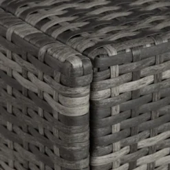 Tectake -ligbed-Wicker Grijs -Zon Bloei Verkoopwinkel 1000077843 0103