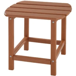 Tectake - Tuinstoel Janis Met Tafel - Houtlook - Bruin -Zon Bloei Verkoopwinkel 1000078035 0103