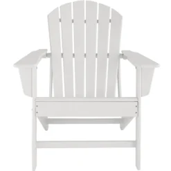 Tectake - 2 Tuinstoelen Janis Met Tafel - Houtlook - Wit -Zon Bloei Verkoopwinkel 1000078042 0102