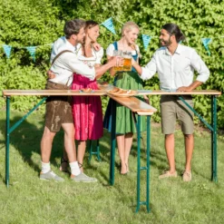 Tectake - Biertafel Hoog "Quatro" -Zon Bloei Verkoopwinkel 1000078060 0101