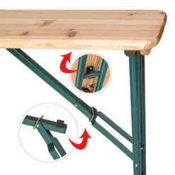 Tectake - Biertafel Hoog "Quatro" -Zon Bloei Verkoopwinkel 1000078060 0103