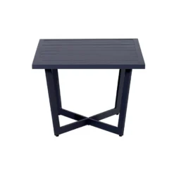 Garden Impressions Kent Tuin Bijzettafel 62,5x62,5xH47cm Donker Grijs -Zon Bloei Verkoopwinkel 1000078063 0103