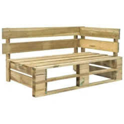 VidaXL Tuinhoekbank Pallet Hout