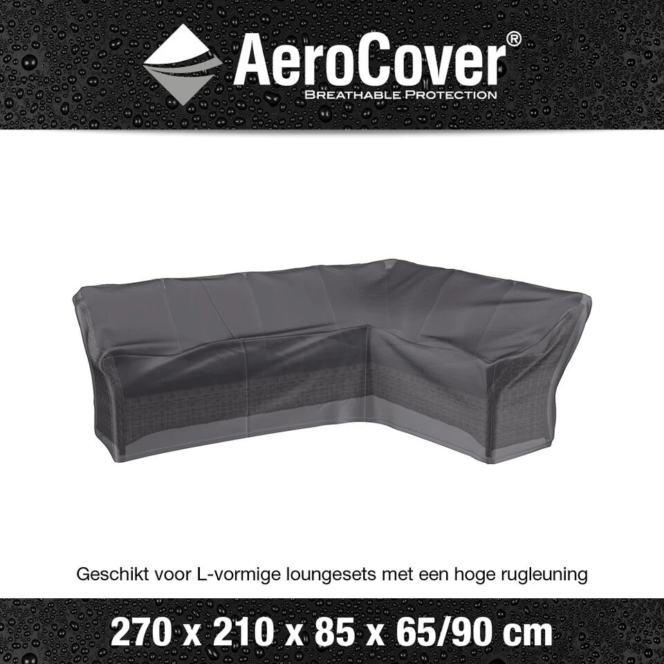Aerocover Lounge-dininghoes 270x210 Cm - Rechts 2 Aerocover Lounge-dininghoes 270x210 Cm - Rechts - Afbeelding 2