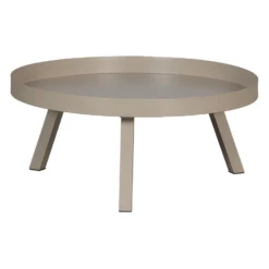 WOOOD Bijzettafel Buiten Sunny - Metaal - Mist - 35x80x80 -Zon Bloei Verkoopwinkel 1000086622 0102