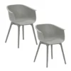 Garden Impressions Lexy Tuinstoel Licht Grijs - 2 Stuks