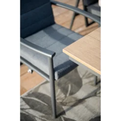 Garden Impressions Jerone Tuinstoel Verstelbaar - Donker Grijs -Zon Bloei Verkoopwinkel 1000088270 0103