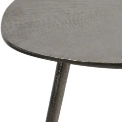 Shine Bijzettafel Brush - Aluminium - Grijs -Zon Bloei Verkoopwinkel 1000088276 0102