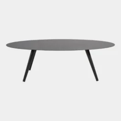 Mojito Tuintafel Ovaal - Keramiek - Zwart -Zon Bloei Verkoopwinkel 1000088285 0102