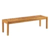 Exotan 3-Zits Tuinbankje Comfort - Teak - Naturel - 44x150x45