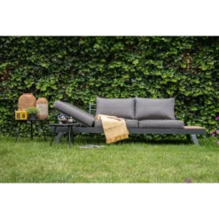 Arezzo Loungebank Polywood - Hout - Bruin -Zon Bloei Verkoopwinkel 1000093876 0102