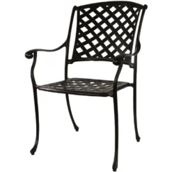 Tuinstoel Westminster - Aluminium - Zwart