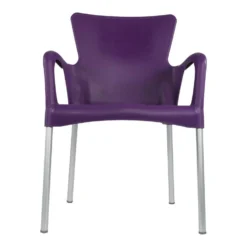 Bella Terrasstoel - Kunststof - Paars -Zon Bloei Verkoopwinkel 1000093880 0102