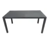 Giga Meubel Tuintafel Aluminium Antraciet 160cm - Tafel Dante