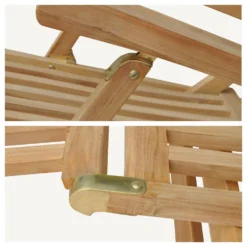 Happy Garden Zonnebedden LOMBOK - Bruin - Hout -Zon Bloei Verkoopwinkel 1000094844 0103