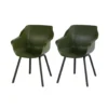 Hartman Sophie Element Dining Armstoel- Moss Groen - 2 St.