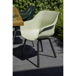 Hartman Sophie Element Dining Armstoel - French Green - 2 St. -Zon Bloei Verkoopwinkel 1000096416 0103