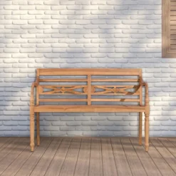 CLP Bank Maryland 120 Cm Teak -Zon Bloei Verkoopwinkel 1000097775 0102