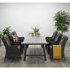 Garden Impressions Moreno Tuintafel 250x100 Cm Royal Grey -Zon Bloei Verkoopwinkel 1632353033 0102