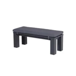 Garden Impressions Plaza Tuinbank 115,5x43xH40 Cm Donker Grijs