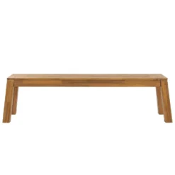 Beliani Tuinbank LIVORNO - Lichte Houtkleur Acaciahout