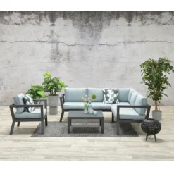 Garden Impressions San Luis Loungestoel - Mint Grijs -Zon Bloei Verkoopwinkel 1945392173 0102