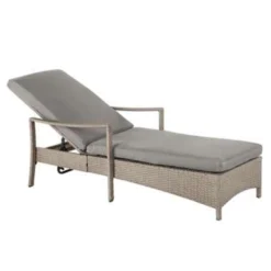 Beliani Tuinligstoel VASTO - Grijs Pe Rotan -Zon Bloei Verkoopwinkel 1a52a68e843540bfb8bc8c3aaa453005