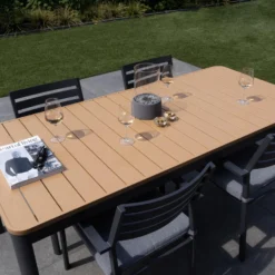 Giga Meubel Tuintafel Polywood 200cm - Aluminium Onderstel - Tafel Brent -Zon Bloei Verkoopwinkel 2a6e121efe15489da2a51bba8d089fc2