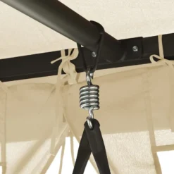 VidaXL Schommelbank Met Prieel Converteerbaar Crèmewit -Zon Bloei Verkoopwinkel 2af6eb9b8b644281908274c49667bc42