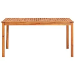 VidaXL Tuintafel 150x90x74 Cm Massief Acaciahout -Zon Bloei Verkoopwinkel 2cb6d9227a8c4b579a610cc7b7e61ec8