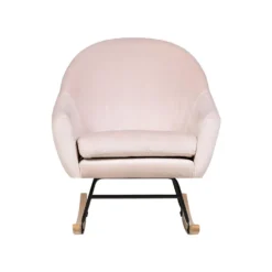 Beliani Schommelstoel OXIE - Roze Fluweel -Zon Bloei Verkoopwinkel 376caf227ccd42cf9e32c7a5e2ecd94e