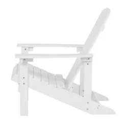 Beliani Tuinstoel ADIRONDACK - Wit Kunsthout -Zon Bloei Verkoopwinkel 438d2910b42e44aea299f03f00e433f5