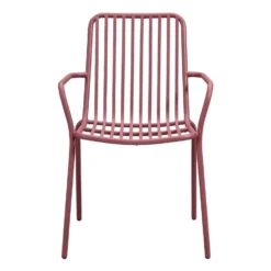 Stapelstoel Vence - Rood - 83x55x63 Cm -Zon Bloei Verkoopwinkel 50105159 0100