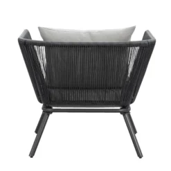 Loungestoel Almeria - Antraciet - 75x89x75 Cm -Zon Bloei Verkoopwinkel 50105176 8000