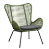 Loungefauteuil Monaco - Groen - Incl. Kussen