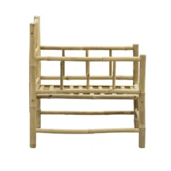 Loungestoel Tarifa Bamboe - Naturel - 82x66x75 Cm -Zon Bloei Verkoopwinkel 50109005 8000