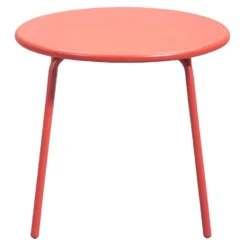 Bijzettafel Vilanova - Terracotta - 45xØ50 Cm -Zon Bloei Verkoopwinkel 50155177 0100