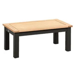 Le Sud Bijzettafel Ardeche - Naturel/zwart - 72x40x30 Cm