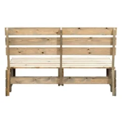Palletbank Lucca Modulair - Greywash - 120x93,5x76,5 Cm -Zon Bloei Verkoopwinkel 50203090 0900