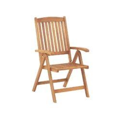 Beliani Tuinstoel JAVA - Lichte Houtkleur Acaciahout -Zon Bloei Verkoopwinkel 5097dcbecbf642faadfb89a139777273 2