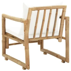 VidaXL Tuinstoelen 2 St Met Kussens Bamboe -Zon Bloei Verkoopwinkel 55f4b99f0e534a29b59837819ee647b8