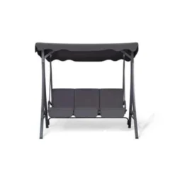 Beliani Schommelbank GARBO - Grijs Polyester -Zon Bloei Verkoopwinkel 5febb92c9d444f0c82d8d2f70c931353