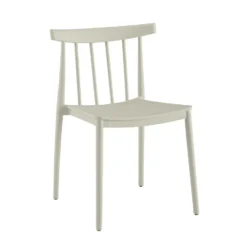 Giga Meubel Tuinstoelen Stapelbaar - Taupe - Kunststof - Set Van 2 -Zon Bloei Verkoopwinkel 6564d95a33974a839f02730139f72575