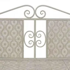 VidaXL Tuinbank 115 Cm Staal Grijs -Zon Bloei Verkoopwinkel 76b630aa634d489d8fc9bd32f4f6a5bd