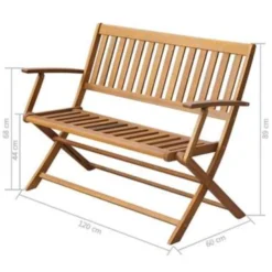 VidaXL Massief Acaciahouten Tuinbank Tuin Bank Bankje Terras Tuinmeubel -Zon Bloei Verkoopwinkel 870a55e21a6f4ac183a4967d49a5cee1