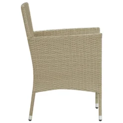 VidaXL Tuinstoelen 2 St Poly Rattan Beige -Zon Bloei Verkoopwinkel a4f2c783ad764210a205401f2114c1a8