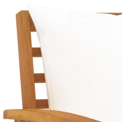 VidaXL Tuinbank Met Crèmekleurig Kussen 120 Cm Massief Acaciahout -Zon Bloei Verkoopwinkel a55bd98462d14b18976b8509f911fe5d