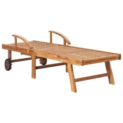 VidaXL Ligbedden 2 St Met Tafel En Kussens Massief Teakhout -Zon Bloei Verkoopwinkel ae47a987c51e4cc9b6478f283f28d470