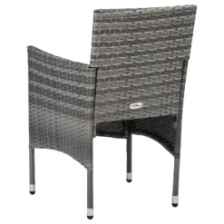 VidaXL Tuinstoelen 2 St Poly Rattan Grijs -Zon Bloei Verkoopwinkel b9eb2efd3d964f6fae34832d0db9822b